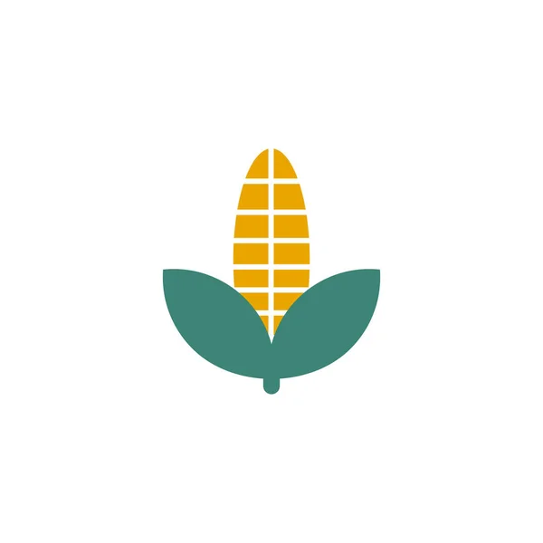 Corn logo design vector template — Stock Vector