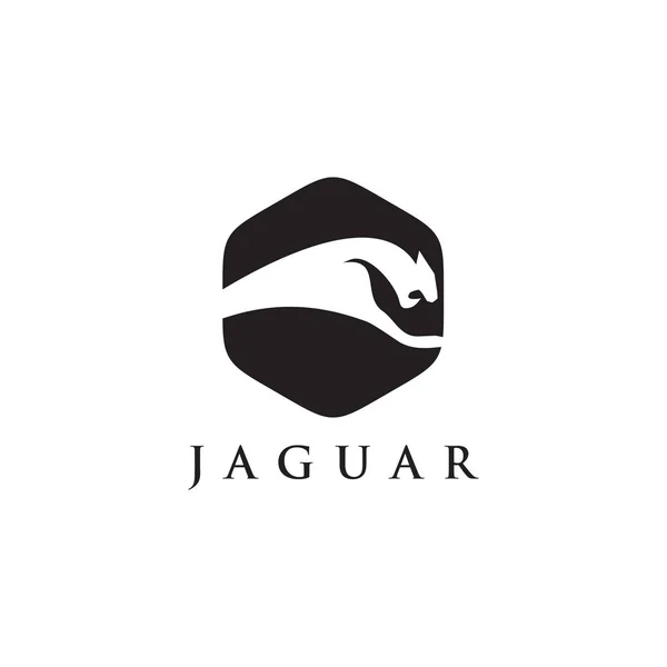 Jaguar-Logo-Design-Vektorvorlage — Stockvektor