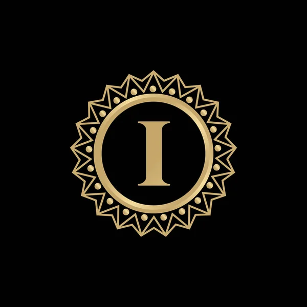 I Brief Initiale Symbol Logo Design-Vorlage — Stockvektor