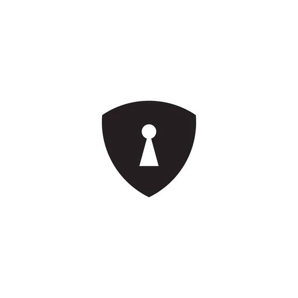 Keyhole logo design vector template — ストックベクタ