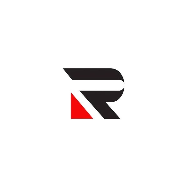 R letter initiaal pictogram logo ontwerp template — Stockvector