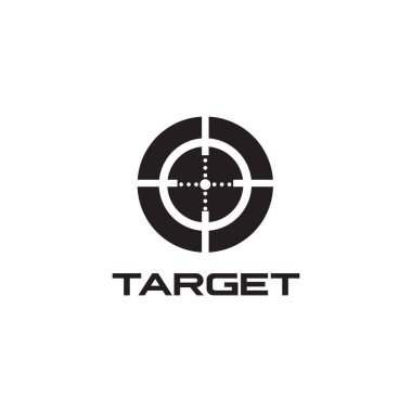 Target icon logo design vector template