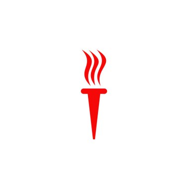 Torch logo tasarım vektör şablonu