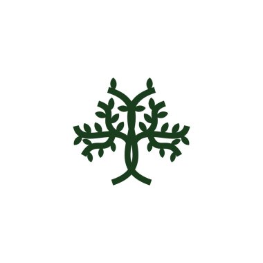 Tree logo design inspiration vector template