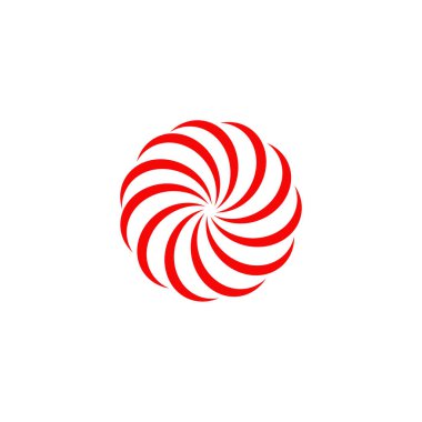 Twist icon logo design vector template