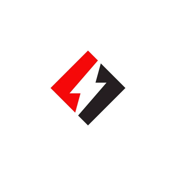 Дизайн логотипа в форме ромба для деловой компании — стоковый вектор
