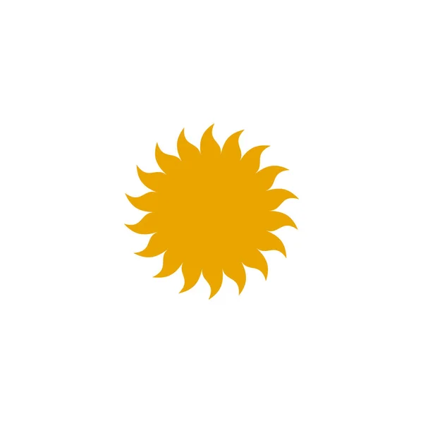 Diseño del icono del logotipo del sol vector plantilla — Archivo Imágenes Vectoriales