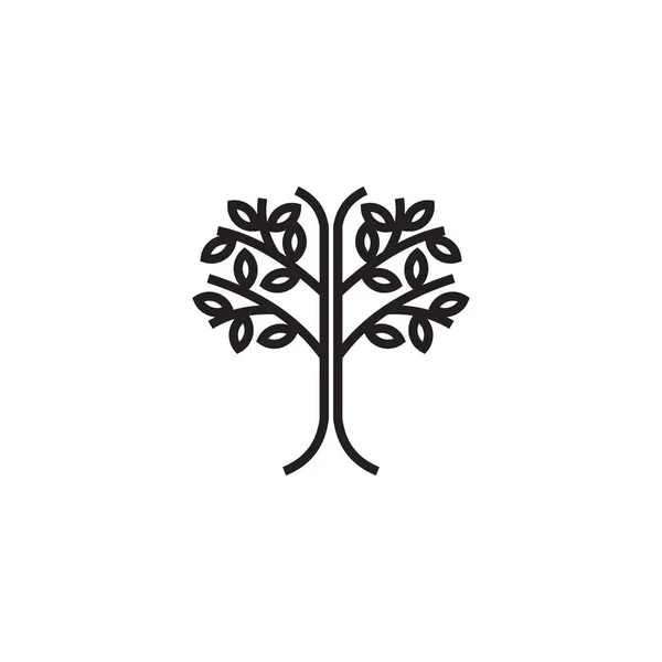 Árvore logotipo design inspiração vetor modelo — Vetor de Stock