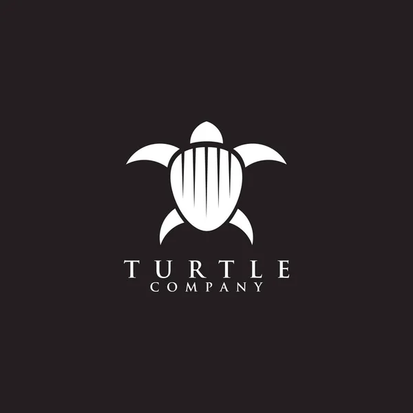 Modèle vectoriel de conception icône logo tortue — Image vectorielle