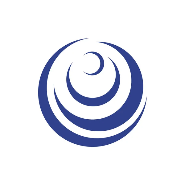 Twist icon logo design vector template — ストックベクタ