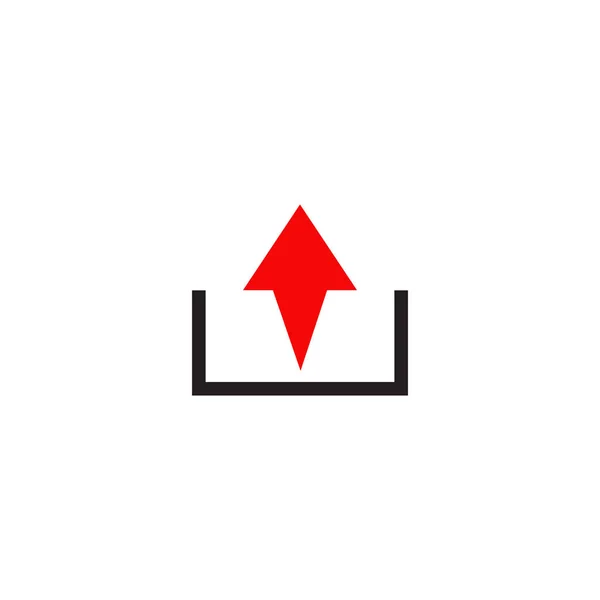 Icon Logo Design Vektor Vorlage hochladen — Stockvektor