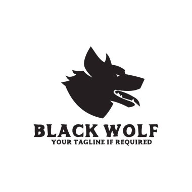 Wolf logo design vector illustration template