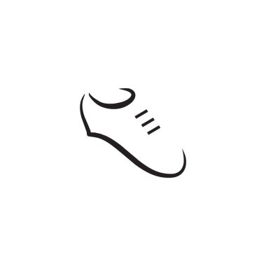Shoes company logo design vector illustration template