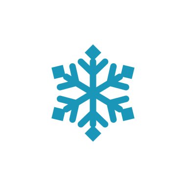 Snowflake logo design vector icon template