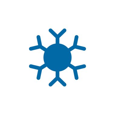 Snowflake logo design vector icon template