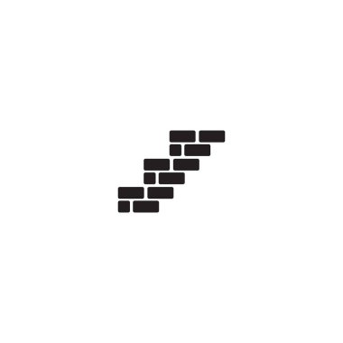 Stair icon logo design icon vector illustration template vector Stair icon logo design icon vector illustration template vector