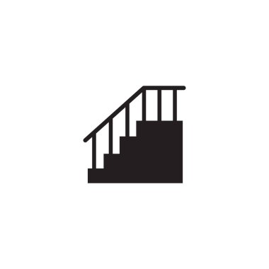 Stair icon logo design icon vector illustration template vector Stair icon logo design icon vector illustration template vector