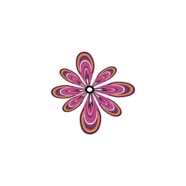 Aboriginal Art Dots Painting Icon Logo Design Vector Illustration Template — Stock Vector