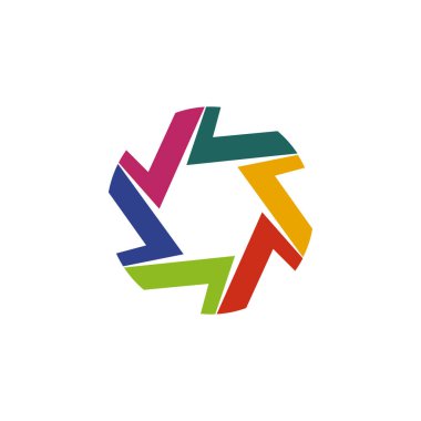 Topluluk ve evlat edinme logosu tasarım vektörü şablonu