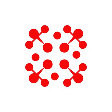 Topluluk ve evlat edinme logosu tasarım vektörü şablonu