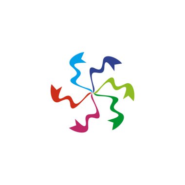 Topluluk ve evlat edinme logosu tasarım vektörü şablonu