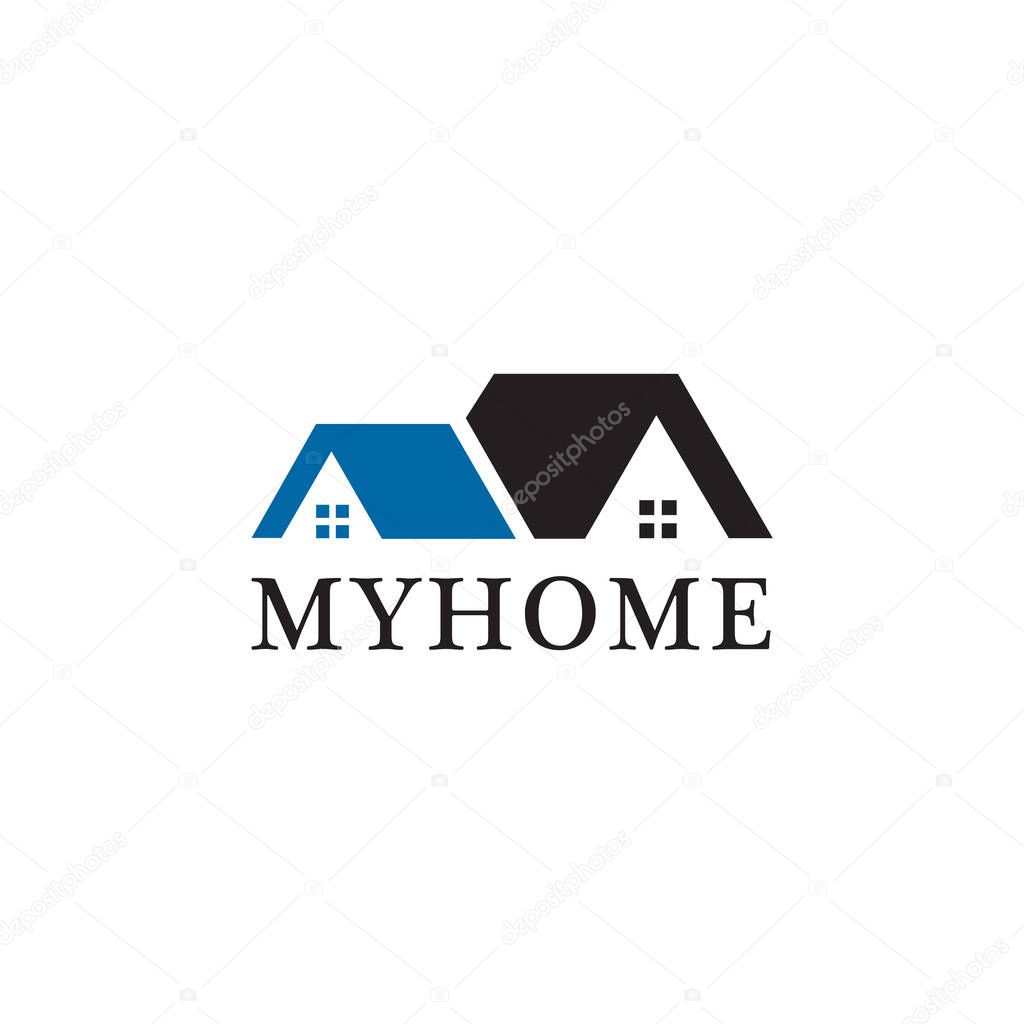 Home logo design inspiration vector template