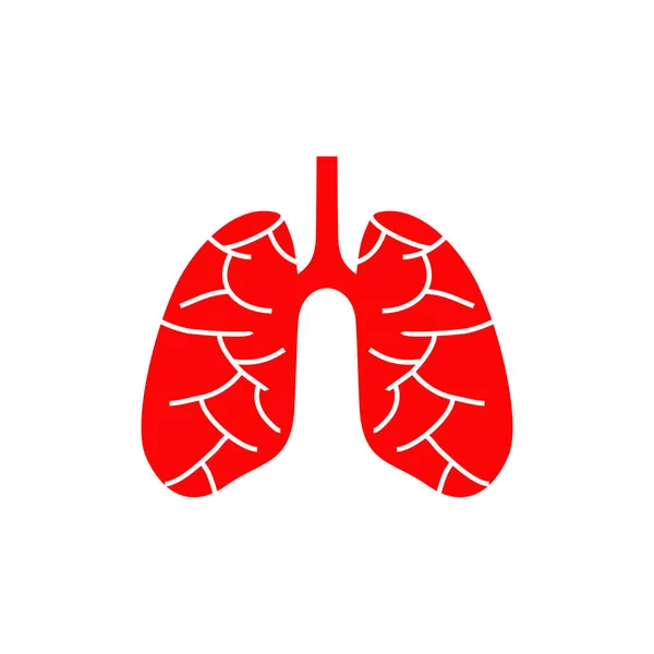 Lungen Logo Symbol Symbol Design Vektor Vorlage — Stockvektor
