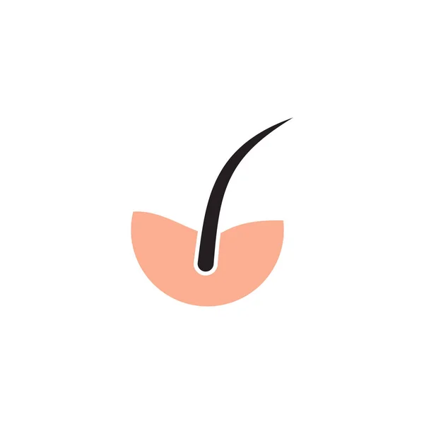 Modèle Vectoriel Conception Logo Icône Traitement Des Cheveux — Image vectorielle
