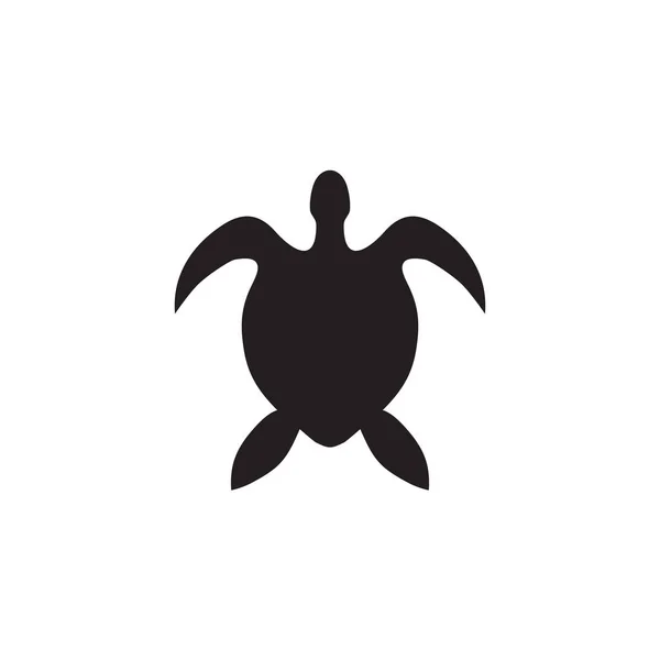 Tortuga Animal Logotipo Icono Diseño Vector Plantilla — Vector de stock