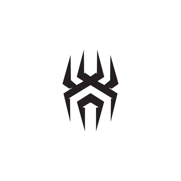 Plantilla Vectorial Diseño Logo Spider — Vector de stock