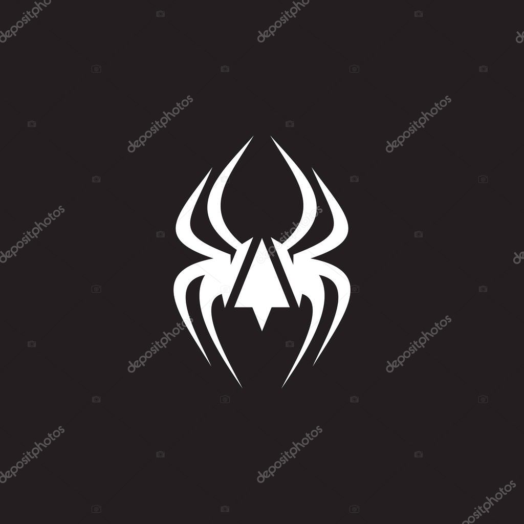 Spider logo icon design vector template