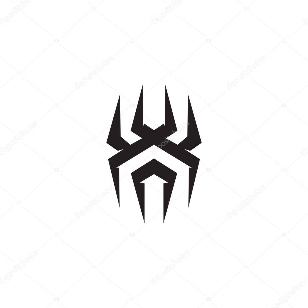 Spider logo icon design vector template