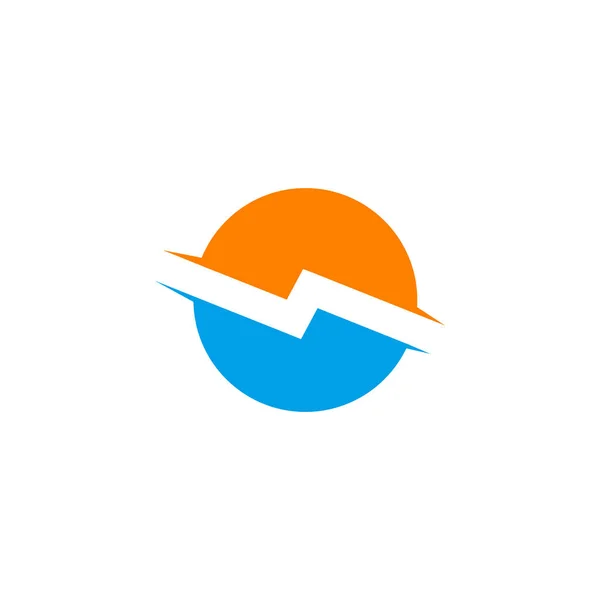 Modelo Vetor Design Logotipo Gráfico Tendência Para Baixo —  Vetores de Stock