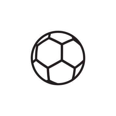 Futbol logosu tasarım vektör şablonu