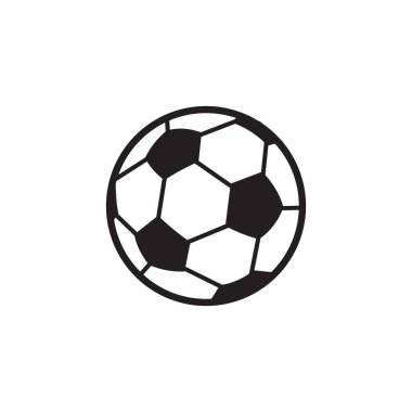 Futbol logosu tasarım vektör şablonu