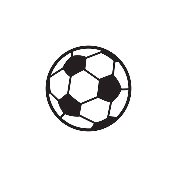 Modèle Icône Vectorielle Conception Logo Football — Image vectorielle