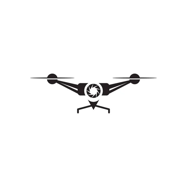 Drone Logo Icono Diseño Vector Plantilla — Vector de stock