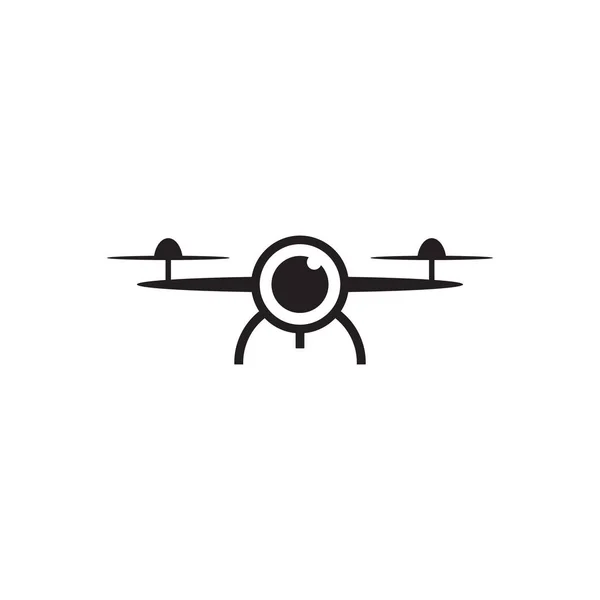 Drone Logo Icono Diseño Vector Plantilla — Archivo Imágenes Vectoriales