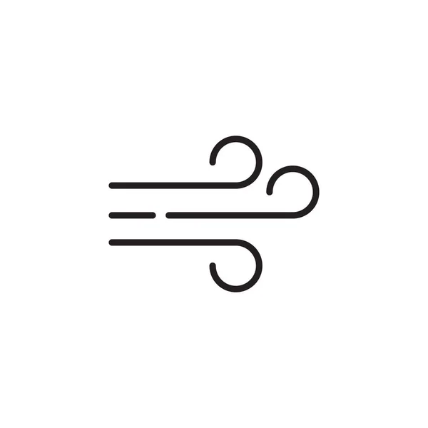 Шаблон Векторного Дизайну Логотипу Вітрового Символу — стоковий вектор