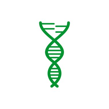 DNA Molekül logo ikon tasarım vektör şablonu