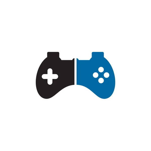 Joystick Gamer Logo Design Vektorová Šablona — Stockový vektor