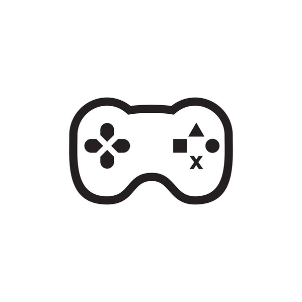 Joystick Gamer Logo Ontwerp Vector Template — Stockvector