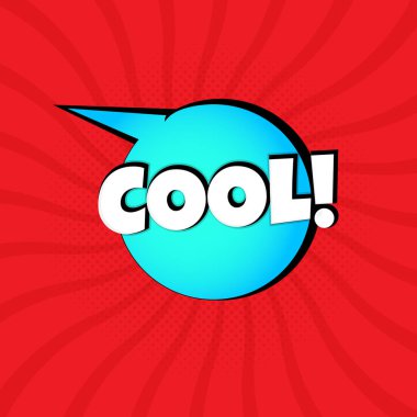 Balon Konuşması Kırmızı Maviyle Serin