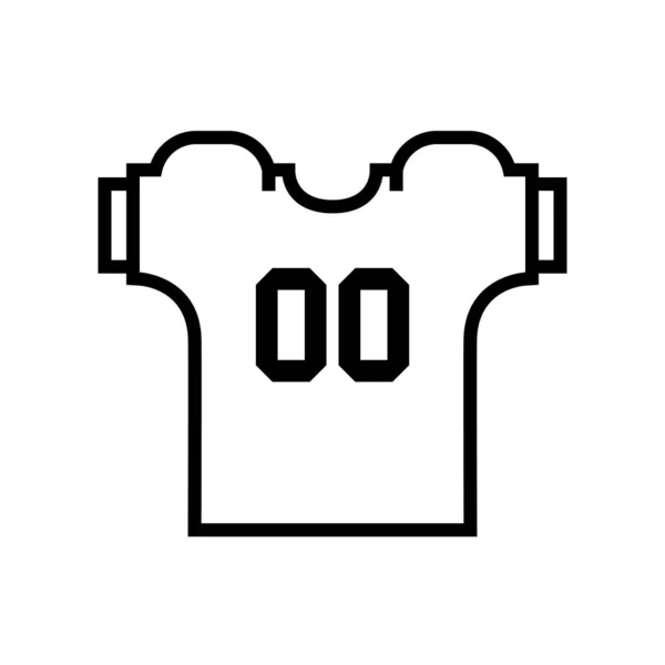 Uniform American Football Icon — Stockvector