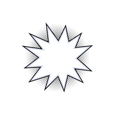 Yıldız Tarzı ve YarıTonlama Gölgesi ile Balon Konuşması ve Çizgi Roman Sanatı