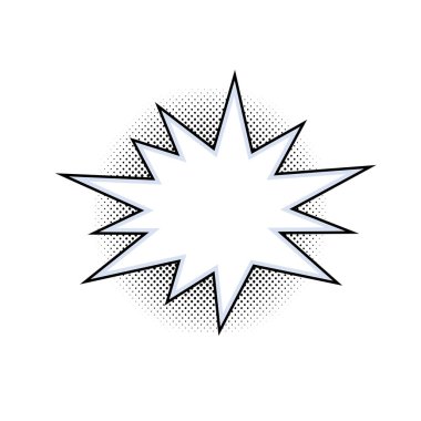 Yıldız Tarzı ve YarıTonlama Gölgesi ile Balon Konuşması ve Çizgi Roman Sanatı