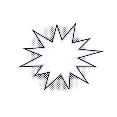 Yıldız Tarzı ve YarıTonlama Gölgesi ile Balon Konuşması ve Çizgi Roman Sanatı