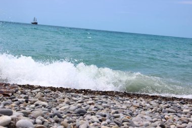 Deniz, Rusya, dalgaların sesi, dalga, deniz spreyi, çakıl taşları, deniz taşları, su, dalgaların sesi, deniz, yaz, tatil, beni oraya götür.