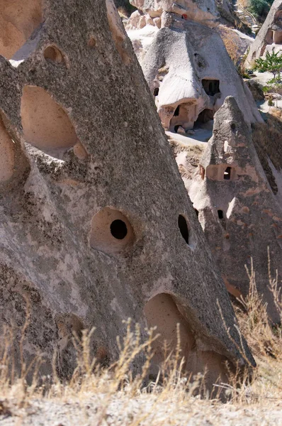 Vue d'automne sur le paysage, les paysages et les ruines de la Kapadoce — Photo