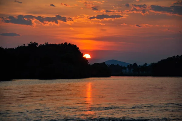 Taïga paysage et nature de l'Extrême-Orient russe — Photo